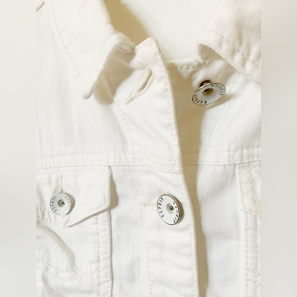 White Jean Jacket - Picture 2 of 8
